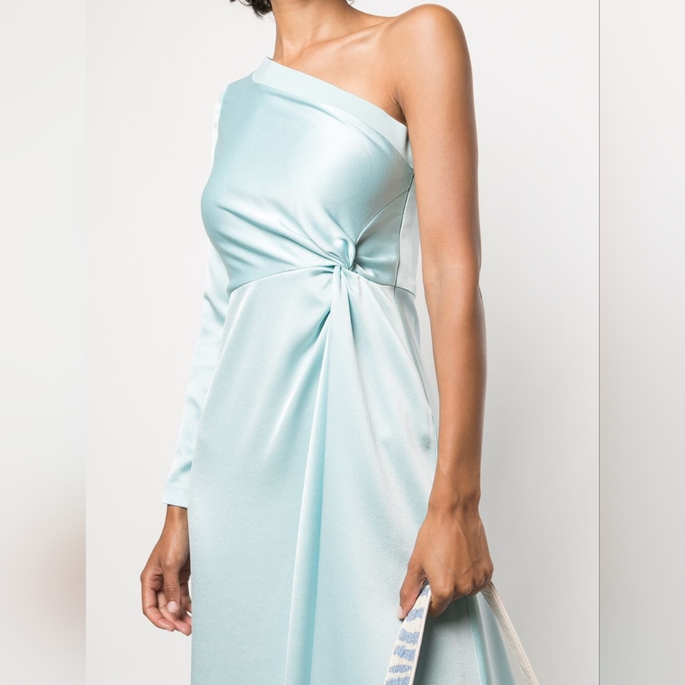 ALICE + OLIVIA Dora One-Shoulder Asymmetrical Dress - Picture 4 of 5